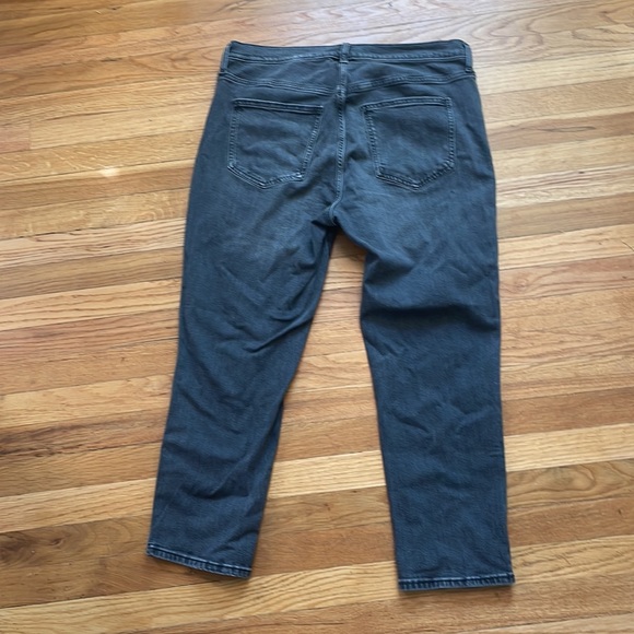 GAP Women's Black Pirineos High Rise Destructed Vintage Slim Jeans 18/34 NWT - Picture 5 of 5